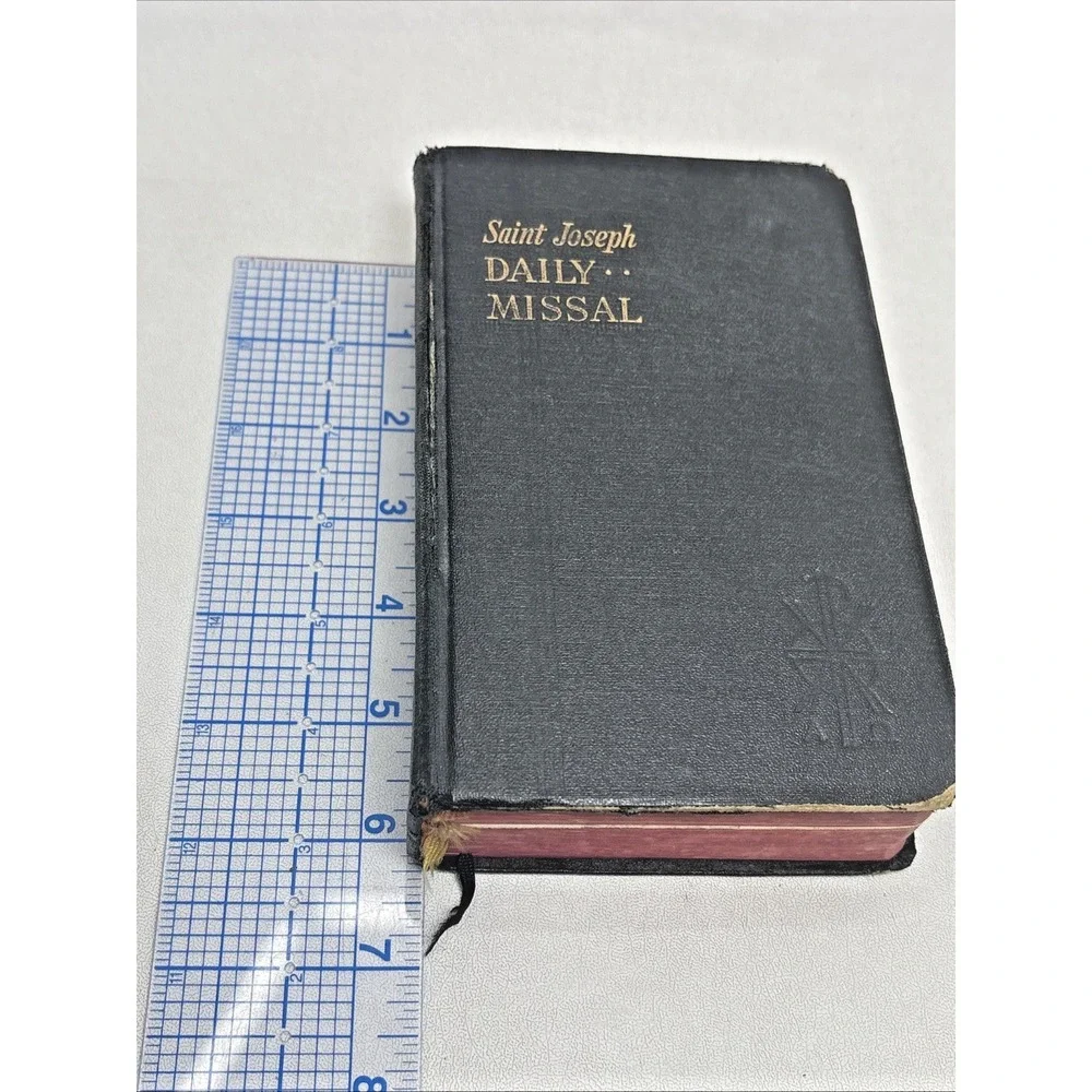 Vtg 1950 St Joseph Daily Missal Official Catholic Prayer Book Mass Catholic 50s